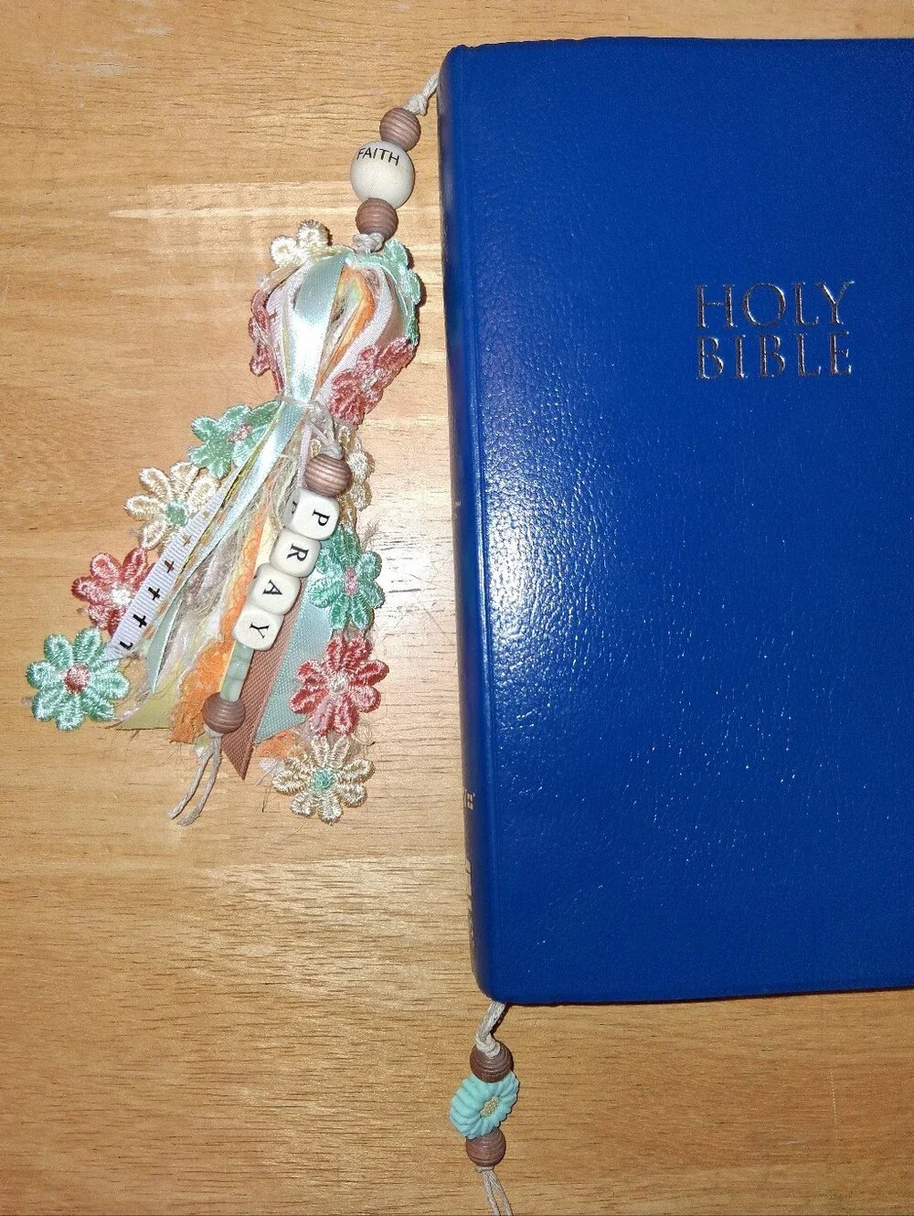 Decorative Floral Bible Tassel Bookmark